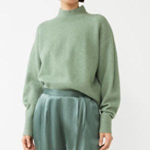 & Other Stories Mock Neck Sweater